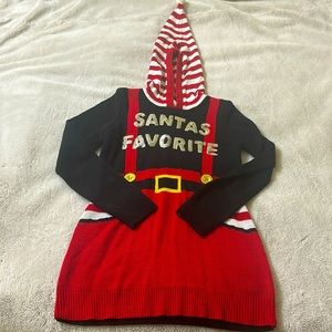 NWT Juniors LARGE Santa's Favorite Ugly Christmas Sweater